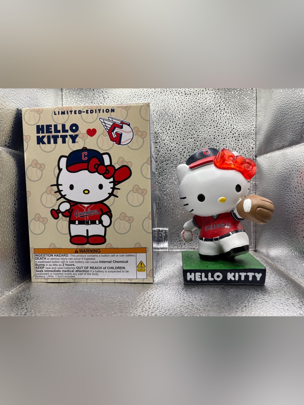 Cleveland Guardians Hello Kitty light up bobble arm 8/18/26 SGA